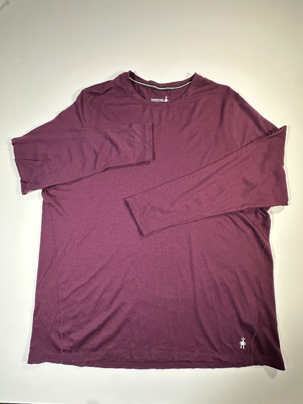 Smartwool Women's Intraknit Thermal Merino Wool Base Layer Top Crew Plum Size 3X